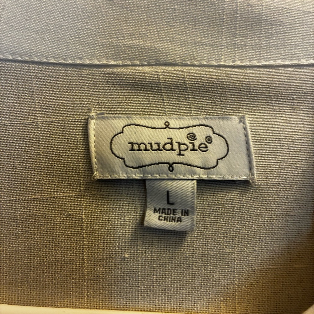 Super Cute Mid-Weight White Jacket by Mud Pie - Picture 4 of 8